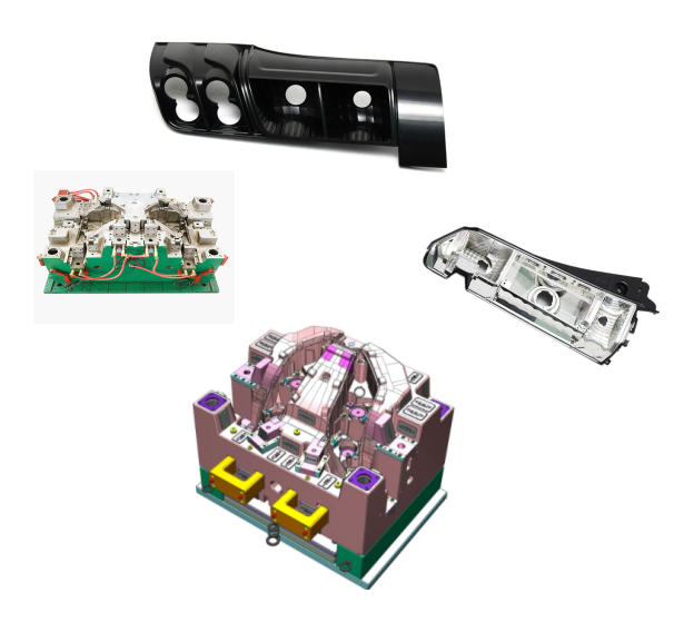 Bil Exteriör Belysning Reflektor Form