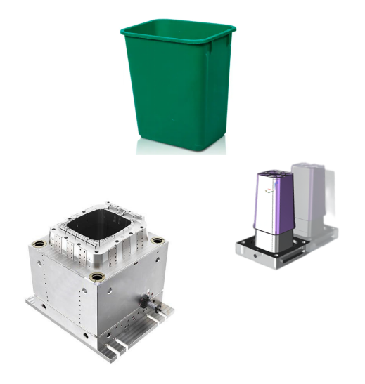 SMC värmebeständig soptunnelform