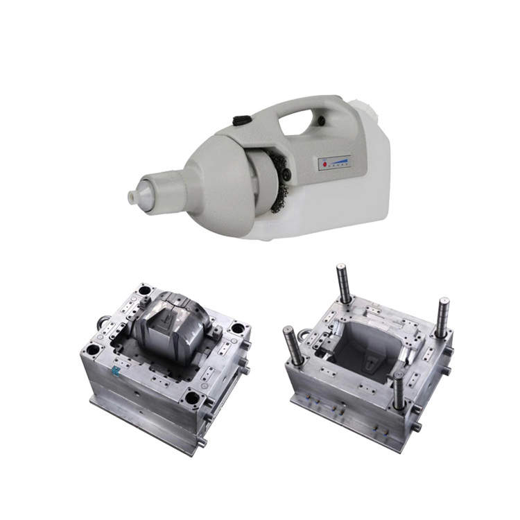 Skalform av plast för kraftspruta