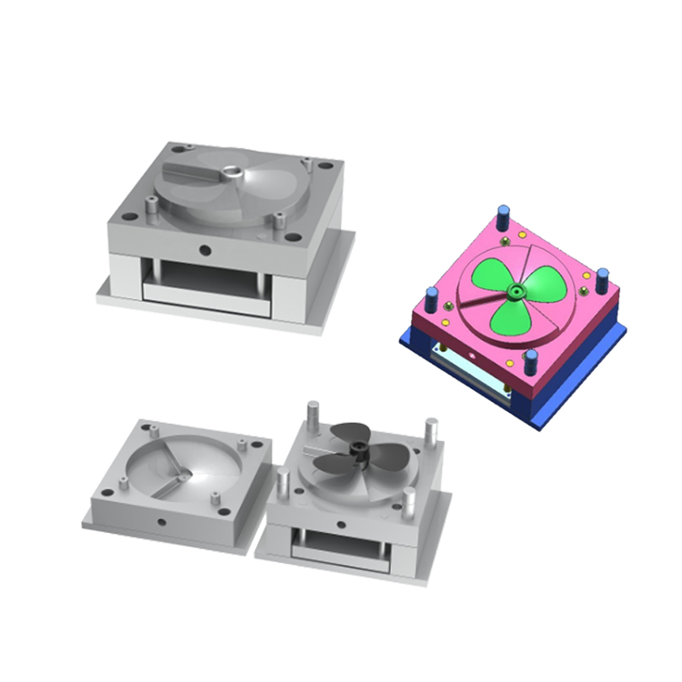 Injektionsform för fläktblad av plast