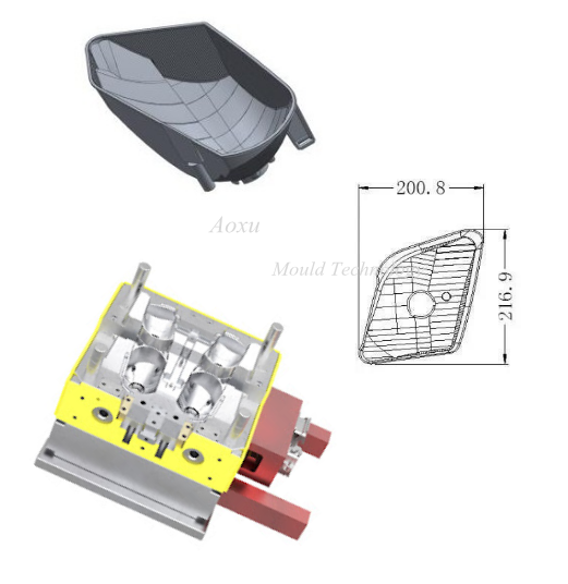 BMC lampreflektor sprutform