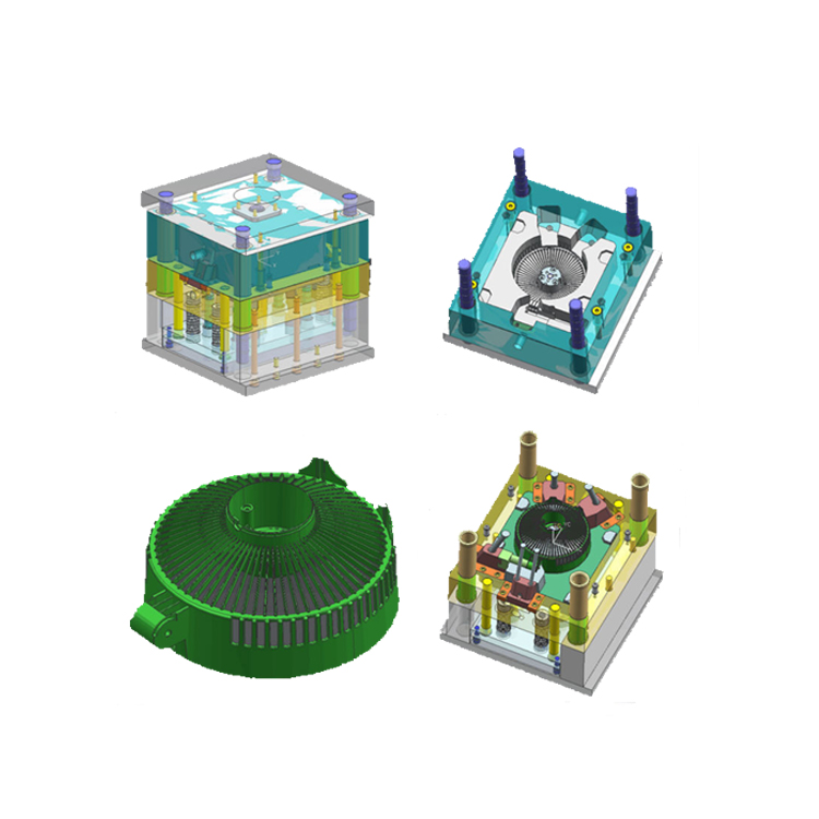 Injektionsform för fläkthus i plast