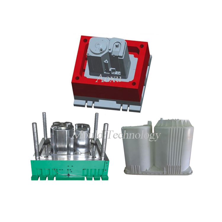 Plast Dubbelcylindrig tvättmaskinsform