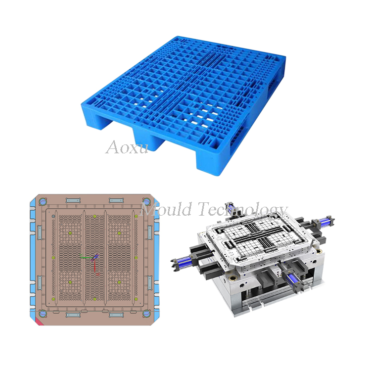 Pallform för hög belastning av plast