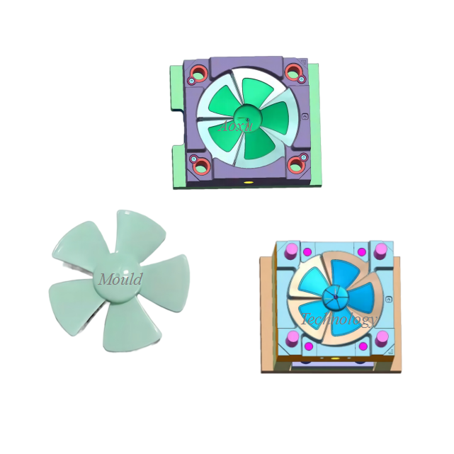 Professionell tillverkare fläkt plast injektionsform med hög kvalitet