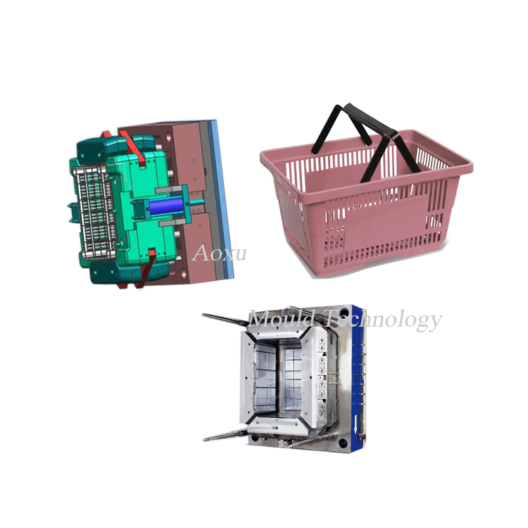 Plast Supermarket Shopping Basket Mould