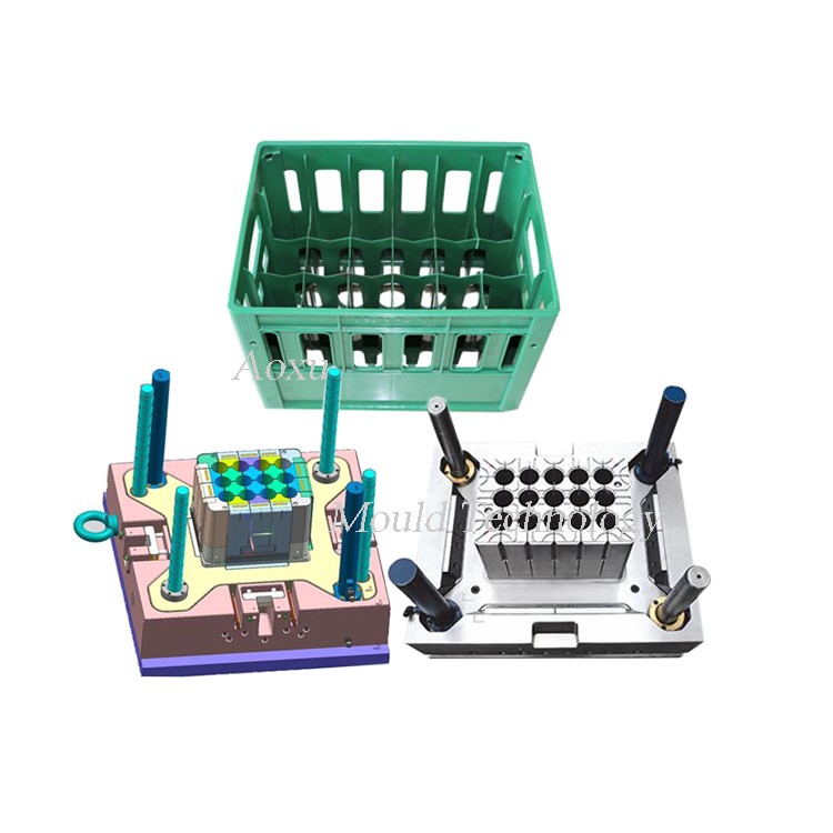 HDPE plast 24 flaskor Cola Case Injection Mould