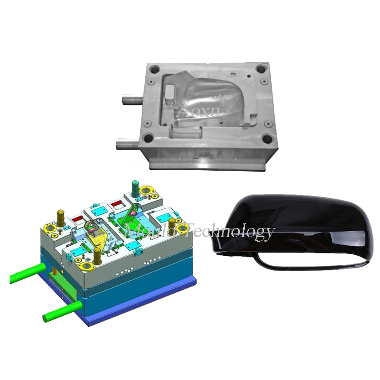 Bakspegel i plast för elektromobil