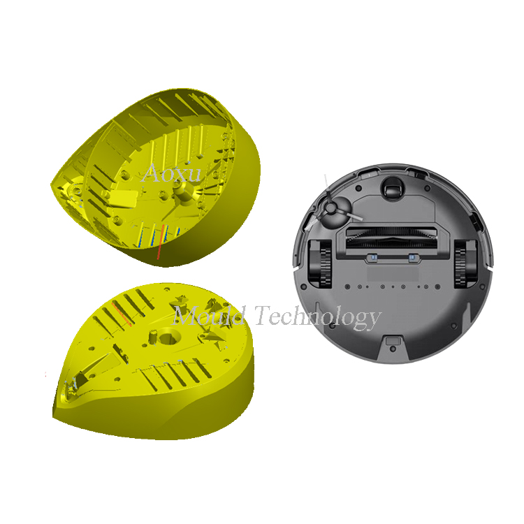 Injektionsform för skal av intelligent soprobot