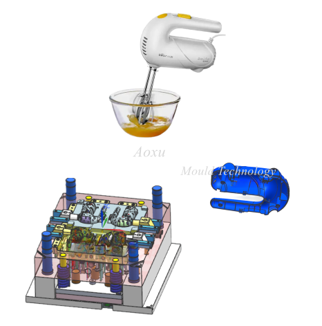 Ägg elektrisk mixerform